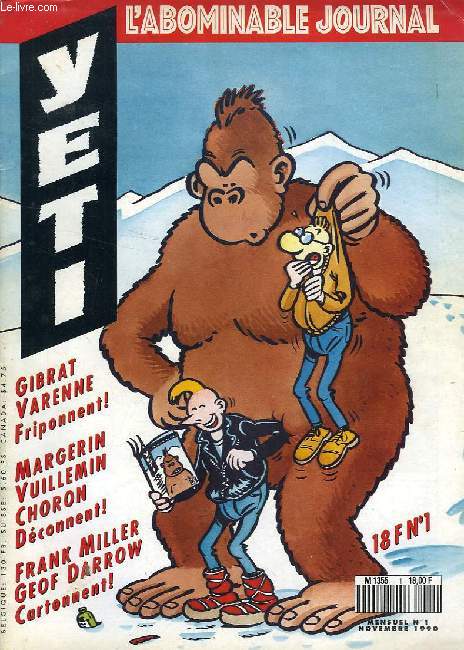 YETI, N 1, NOV. 1990, L'ABOMINABLE JOURNAL
