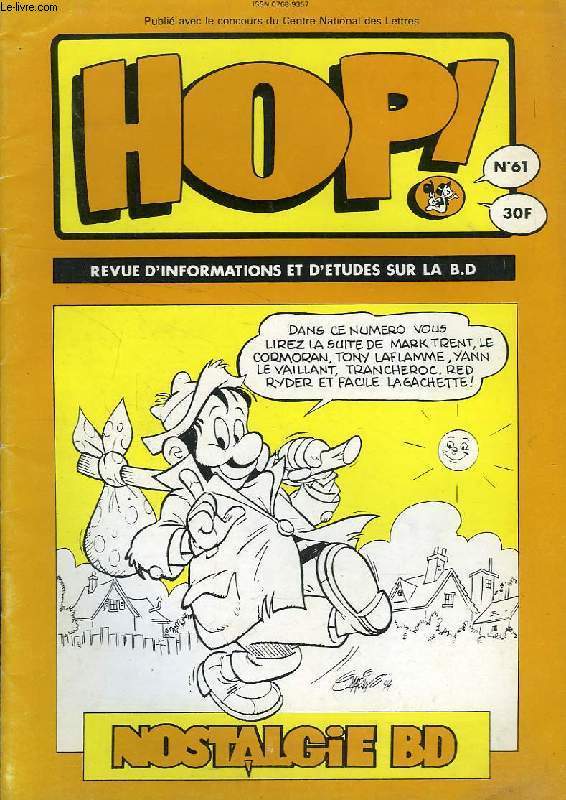 HOP !, N 61, REVUE D'INFORMATIONS ET D'ETUDES SUR LA B.D.