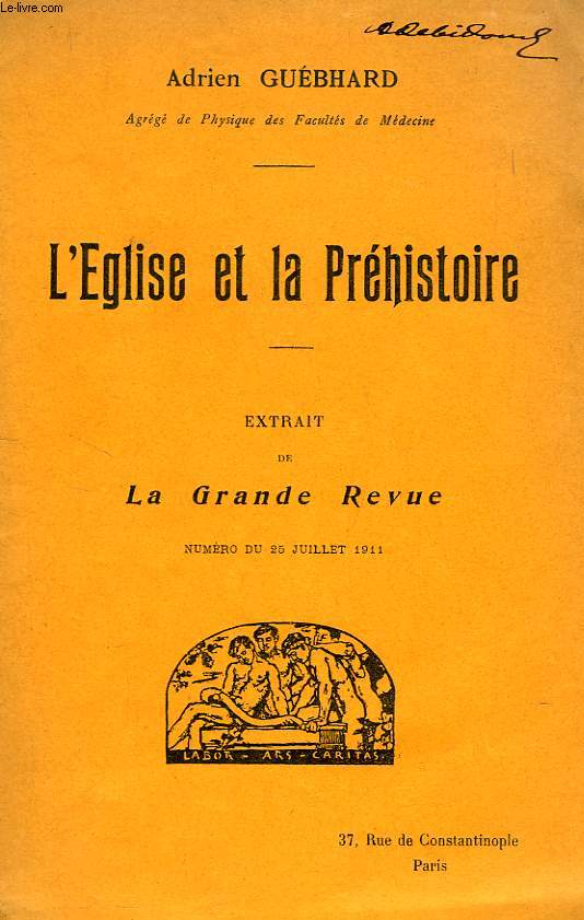 L'EGLISE ET LA PREHISTOIRE