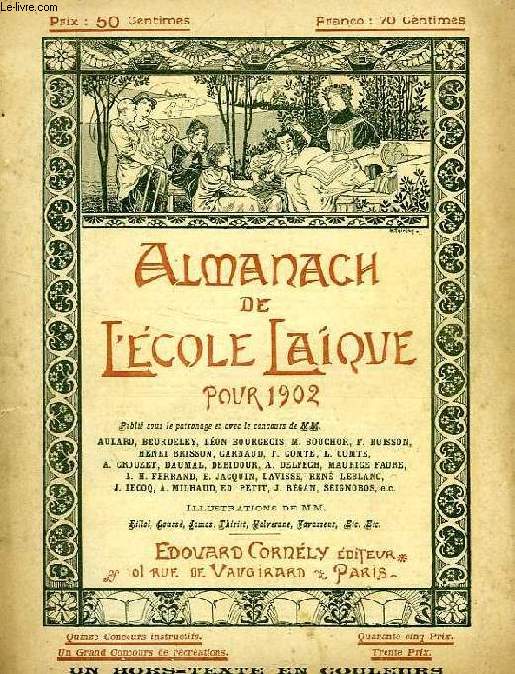 ALMANACH DE L'ECOLE LAQUE POUR 1902