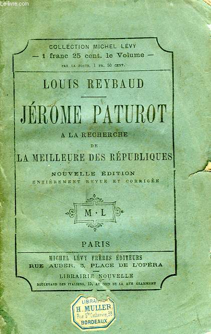 JEROME PATUROT A LA RECHERCHE DE LA MEILLEURE DES REPUBLIQUES