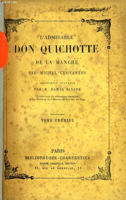 L'ADMIRABLE DON QUICHOTTE DE LA MANCHE, 2 TOMES