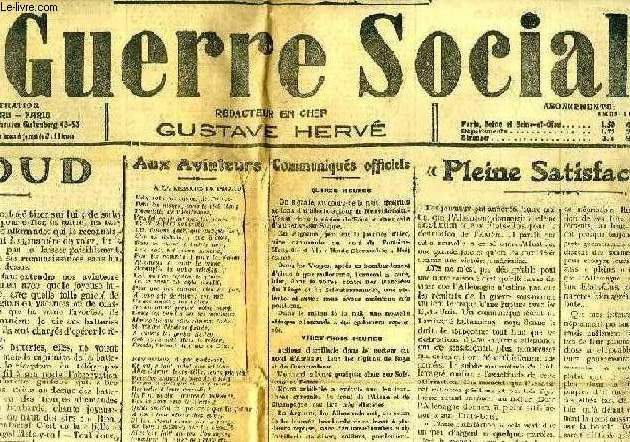 LA GUERRE SOCIALE, 9e ANNEE, N 425, SEPT. 1915