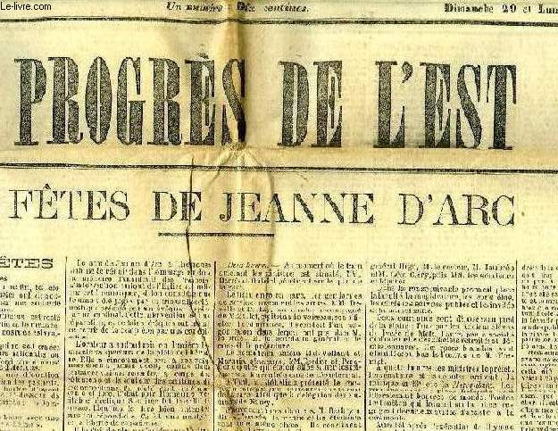 LE PROGRES DE L'EST, 20e ANNEE, N 155, JUIN 1890