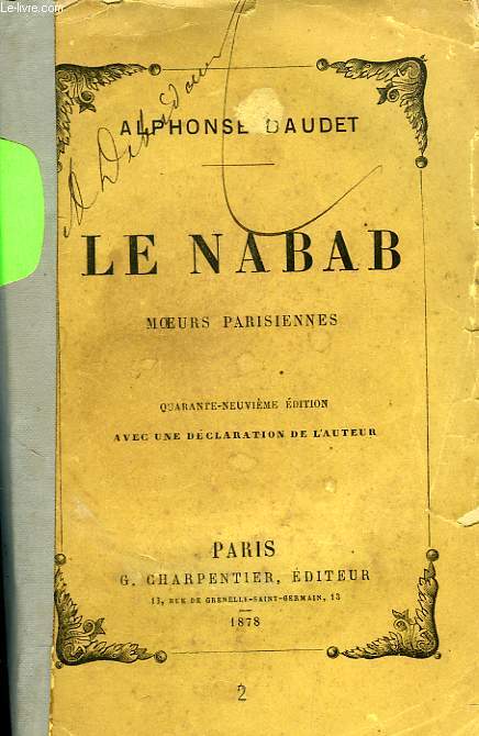 LE NABAB, MOEURS PARISIENNES