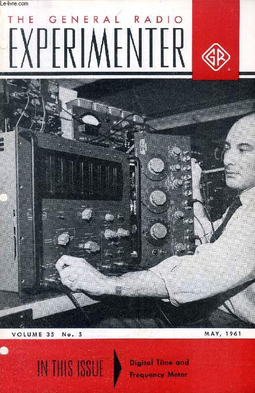 THE GENERAL RADIO EXPERIMENTER, VOL. 35, N 5, MAY 1961