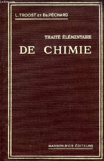 TRAITE ELEMENTAIRE DE CHIMIE