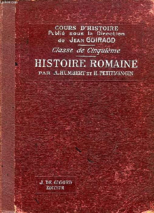 HISTOIRE ROMAINE, CLASSE DE 5e