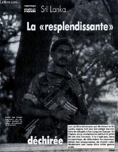 PEUPLES DU MONDE, N 218, DEC. 1988 (EXTRAIT), SRI LANKA, LA 'RESPLENDISSANTE'