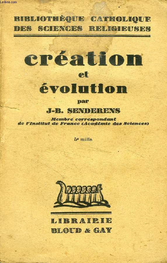 CREATION ET EVOLUTION