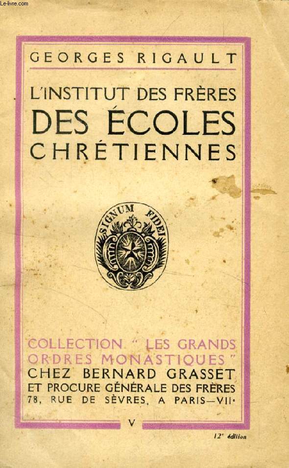 INSTITUT DES ECOLES CHRETIENNES