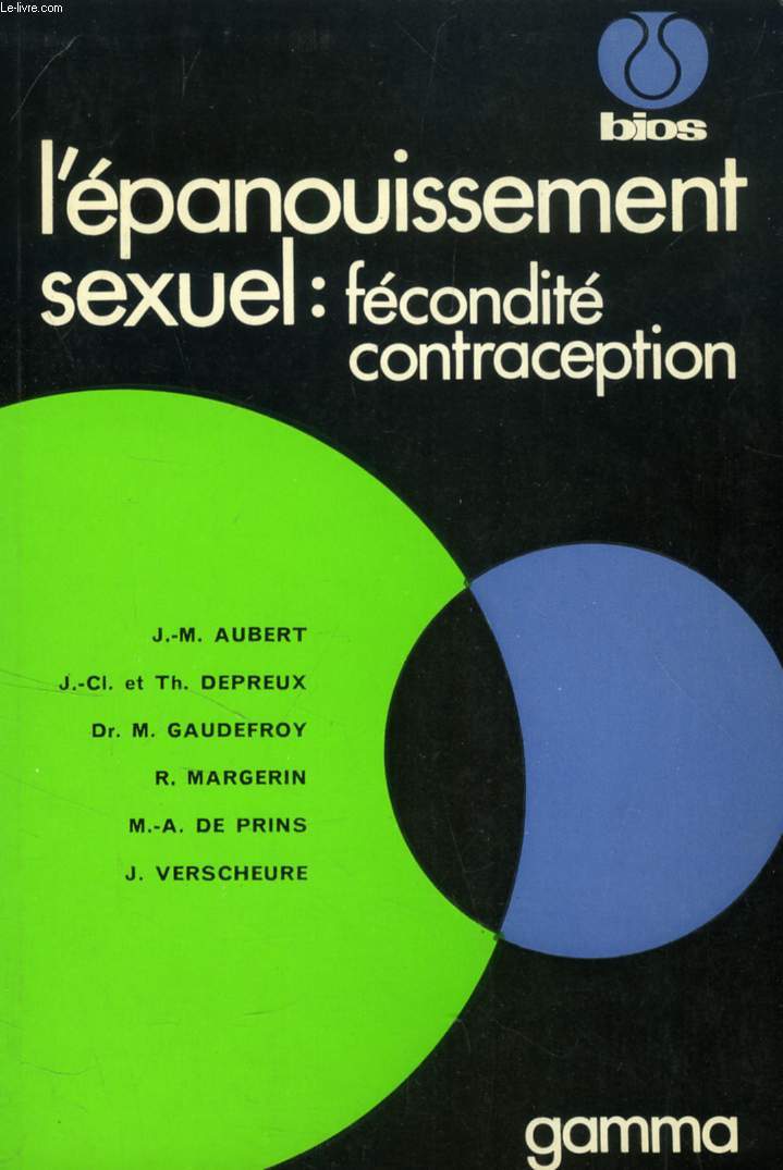 L'EPANOUISSEMENT SEXUEL, FECONDITE - CONTRACEPTION