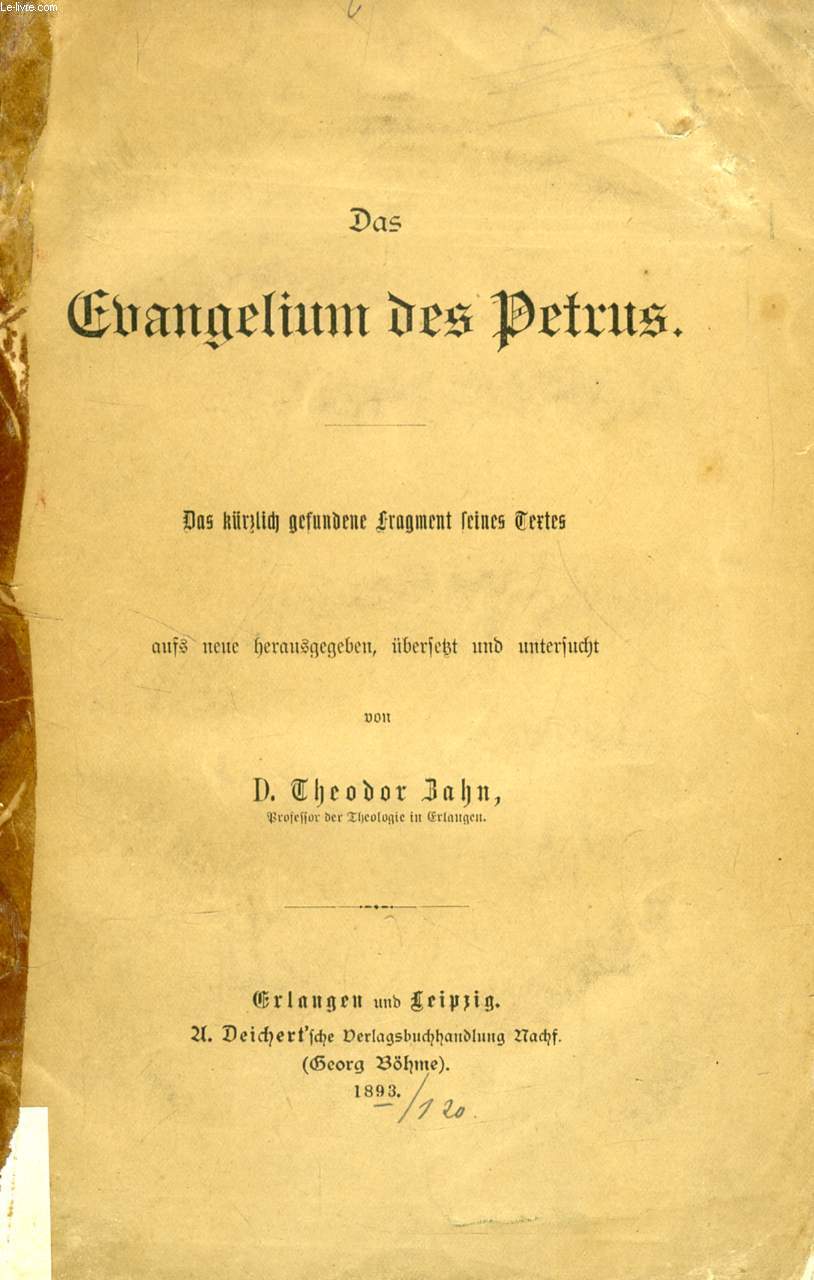 DAS EVANGELIUM PETRUS