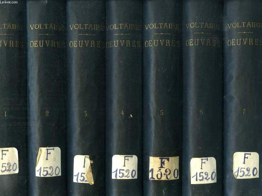 OEUVRES COMPLETES DE VOLTAIRE, 52 TOMES (COMPLET)