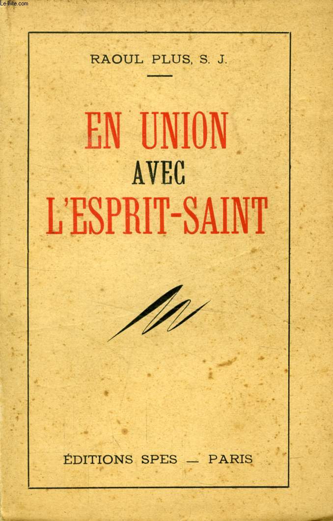 EN UNION AVEC L'ESPRIT-SAINT