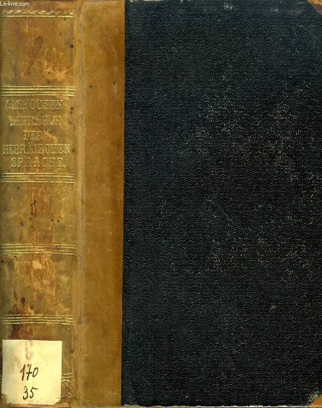 LEHRBUCH DER HEBRASCHEN SPRACHE