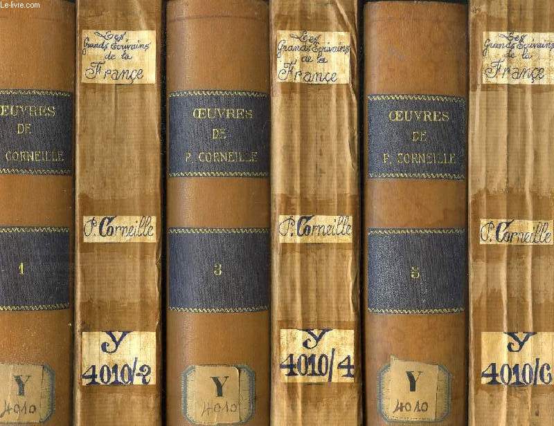 OEUVRES DE P. CORNEILLE, 12 TOMES (COMPLET)
