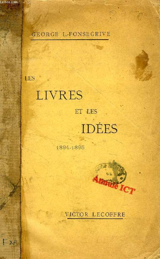 LES LIVRES ET LES IDEES, 1894-1895