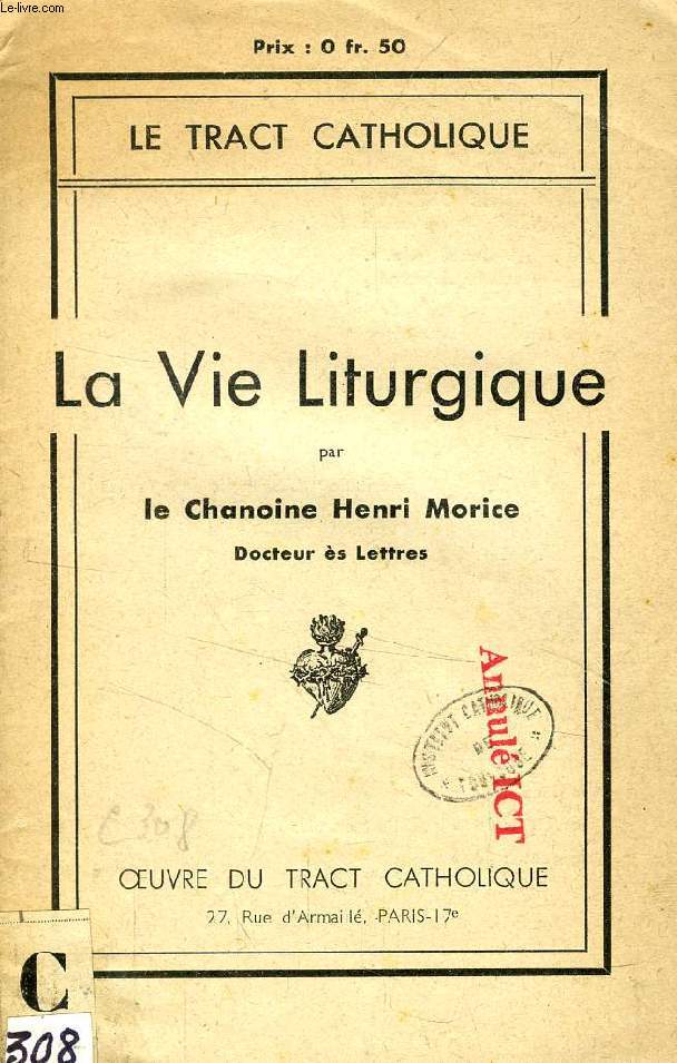 LA VIE LITURGIQUE