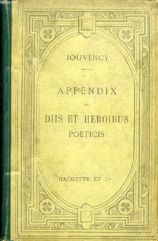 APPENDIX DE DIIS ET HEROIBUS POETICIS