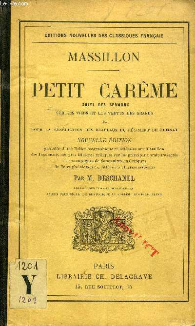 PETIT CAREME, SUIVI DE SERMONS