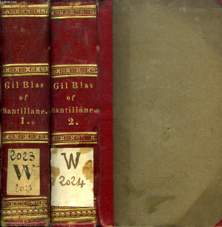 THE ADVENTURES OF GIL BLAS OF SANTILLANE, 2 VOLUMES