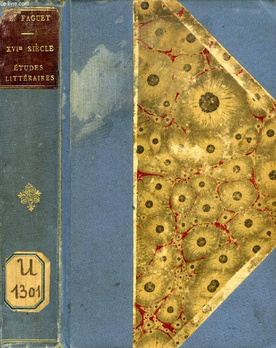 SEIZIEME SIECLE, ETUDES LITTERAIRES