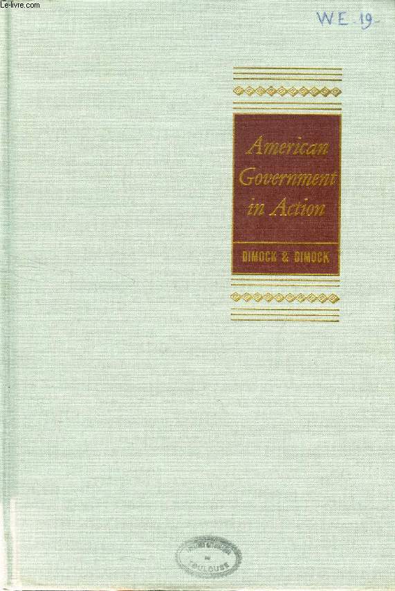 AMERICAN GOVERNMENT IN ACTION