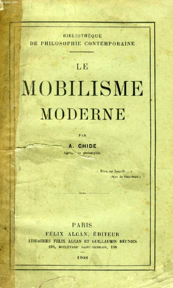 LE MOBILISME MODERNE