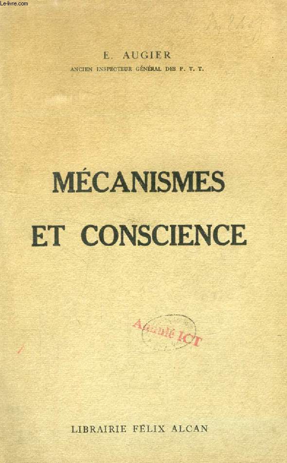 MECANISMES ET CONSCIENCE