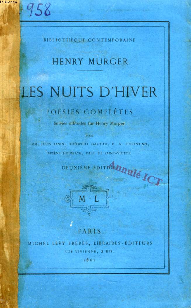 LES NUITS D'HIVER, POESIES COMPLETES