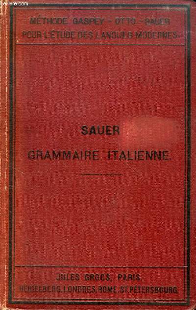 NOUVELLE GRAMMAIRE ITALIENNE