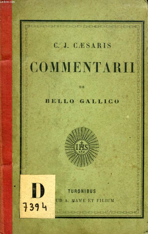 COMMENTARII DE BELLO GALLICO