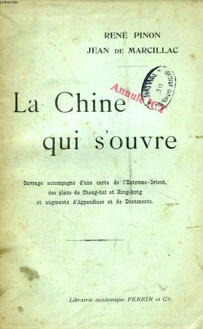 LA CHINE QUI S'OUVRE