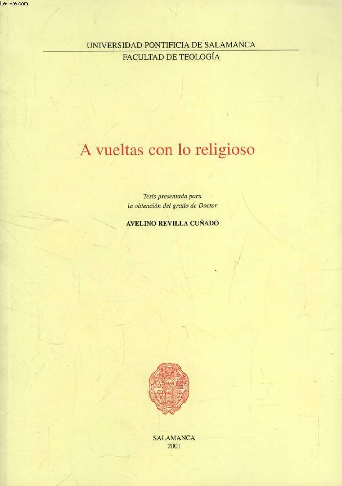 A VUELTAS CON LO RELIGIOSO (TESIS)