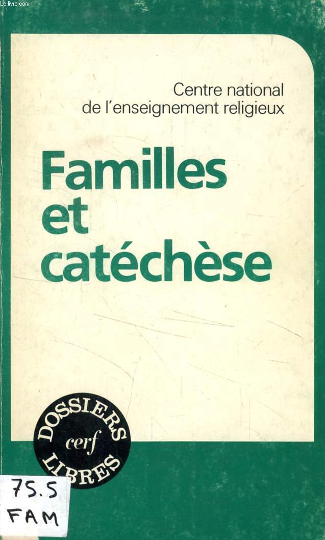 FAMILLES ET CATECHESE