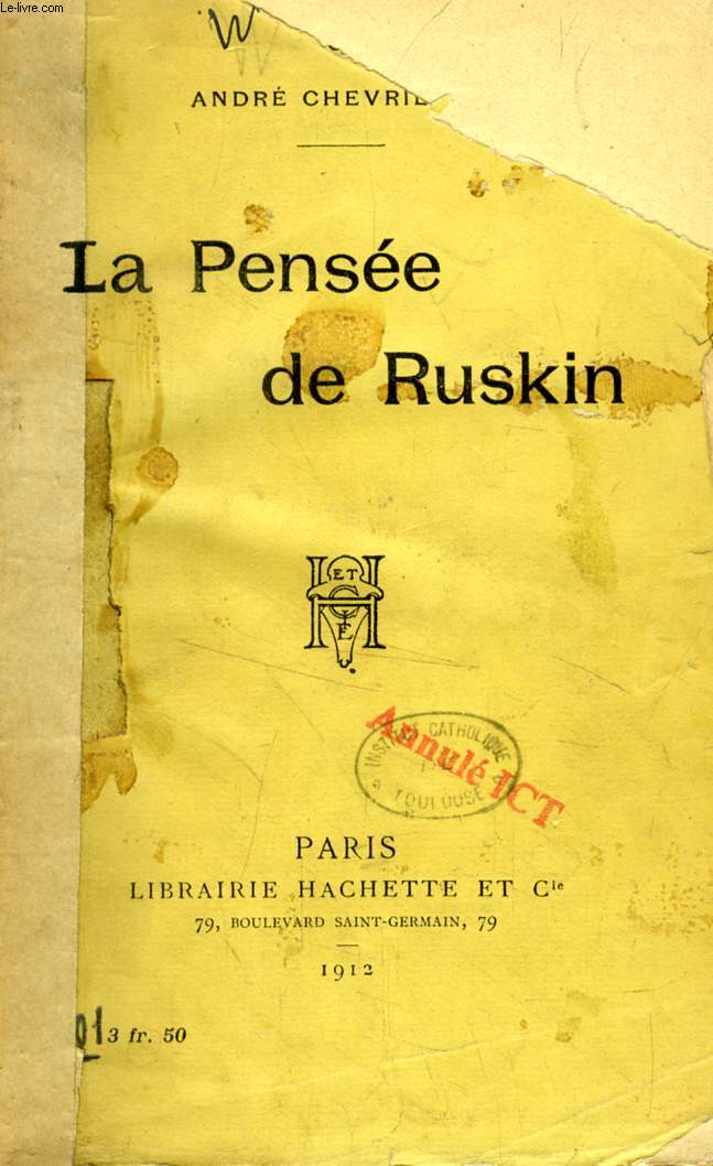 LA PENSEE DE RUSKIN