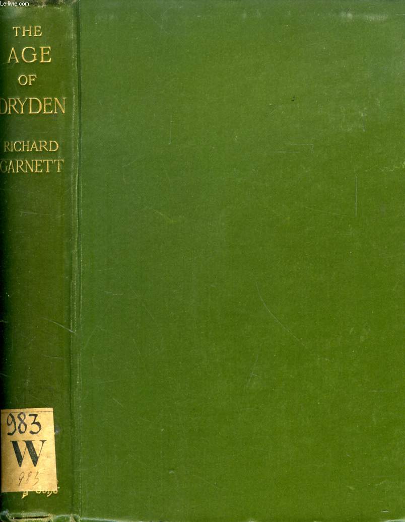 THE AGE OF DRYDEN