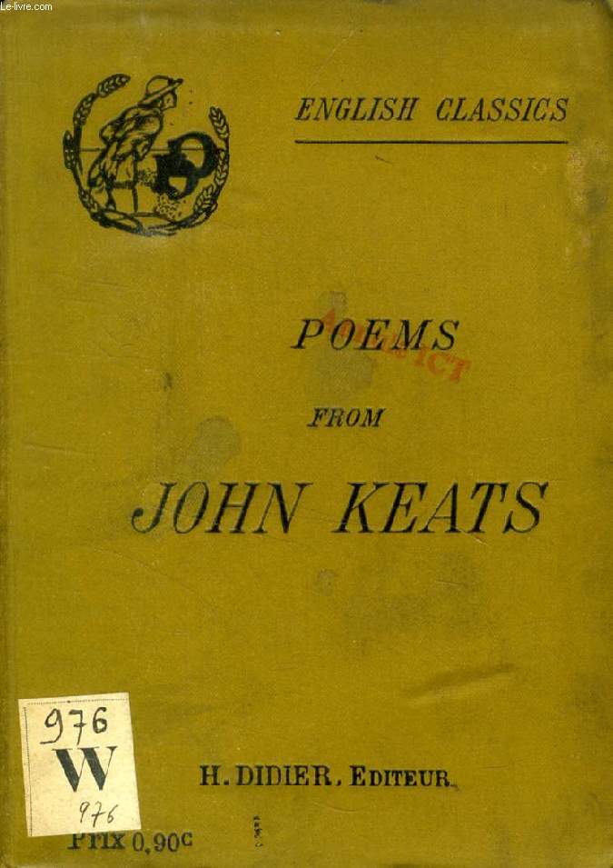POEMS FROM JOHN KEATS