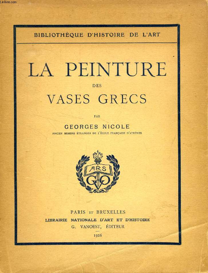 LA PEINTURE DES VASES GRECS