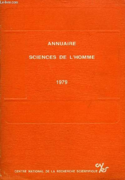 ANNUAIRE SCIENCES DE L'HOMME, 1979