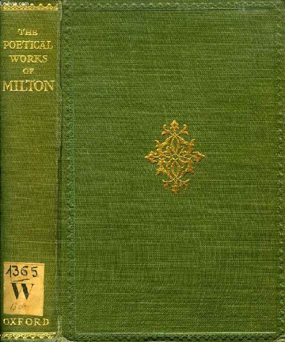 THE POETICAL WORKS OF JOHN MILTON