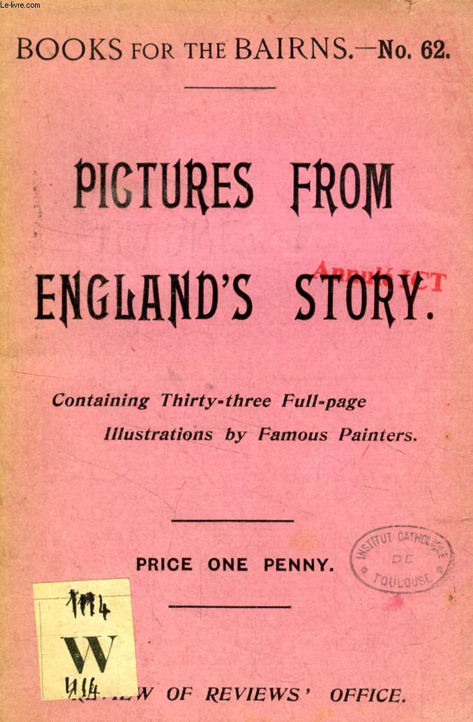 PICTURES FROM ENGLAND'S STORY (BOOKS FOR THE BAIRNS, 62)