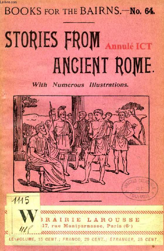 STORIES FROM ANCIENT ROME (BOOKS FOR THE BAIRNS, 64)