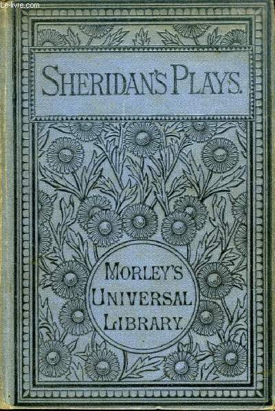 THE PLAYS OF RICHARD BRINSLEY SHERIDAN