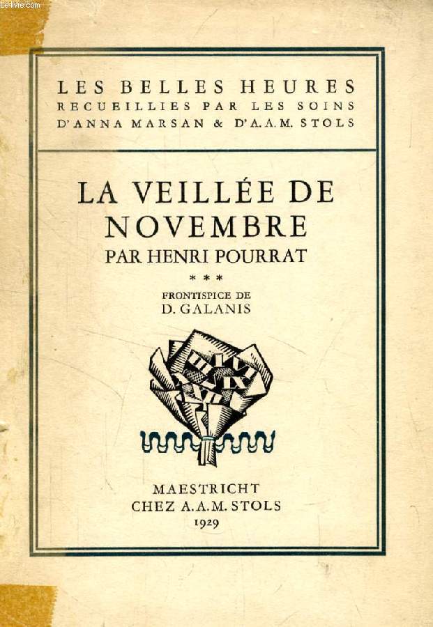 LA VEILLEE DE NOVEMBRE