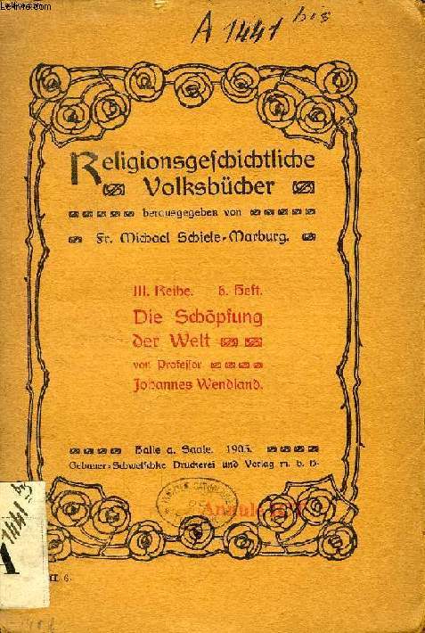 DI SCHPFUNG DER WELT