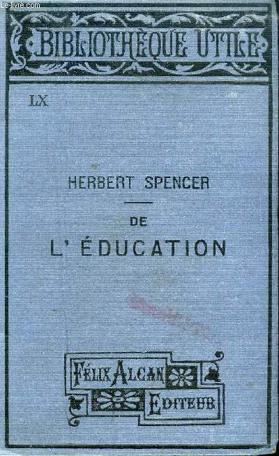 DE L'EDUCATION