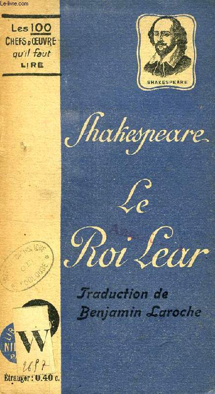 LE ROI LEAR, DRAME EN 5 ACTES