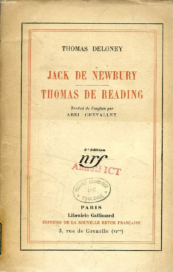 JACK DE NEWBURY, THOMAS DE READING
